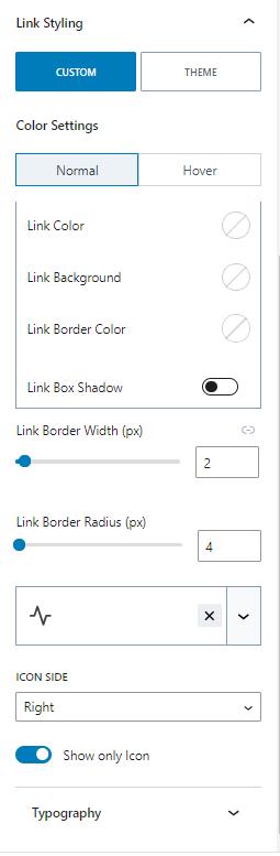 Modal Link Styling