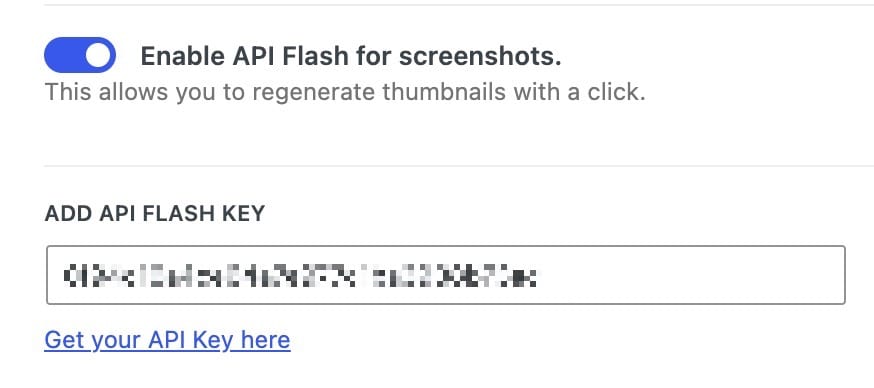 Api Flash Key