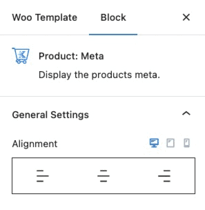 Product Meta General Settings