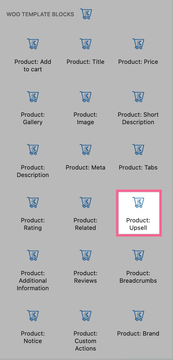 Woo Template Blocks Product Upsell