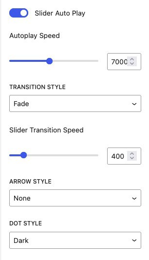 Slider Background Settings B