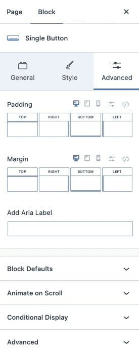 Advanced Settings