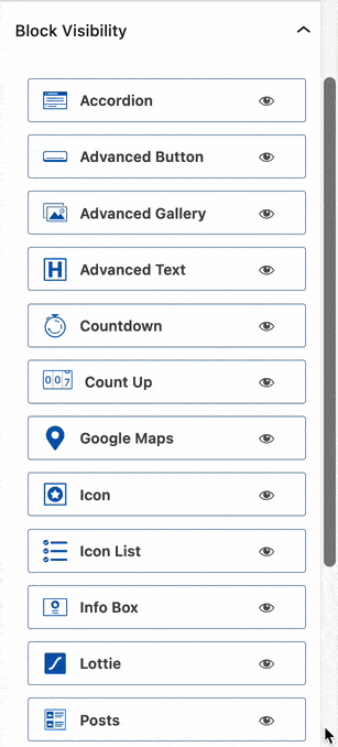 Design Library Block Controls