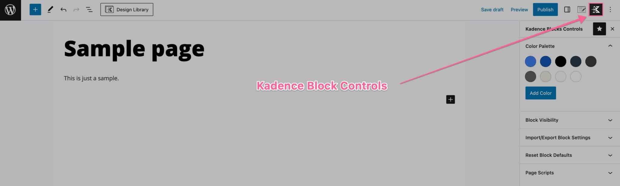 Kadence Block Controls