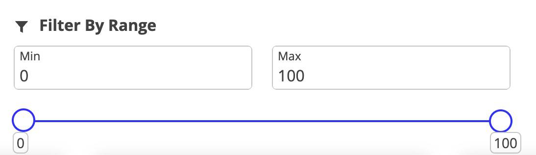 Filter By Range Demo