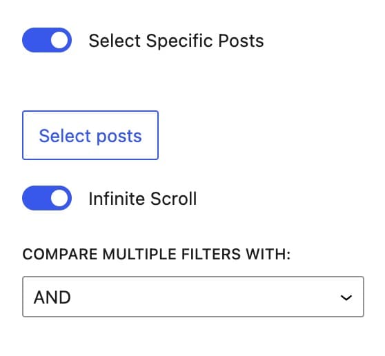 Query Loop Block General Settings B