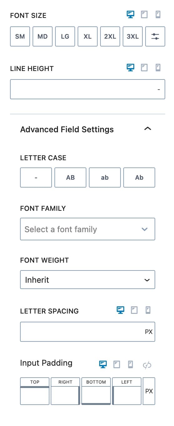 Query Loop Style Settings B