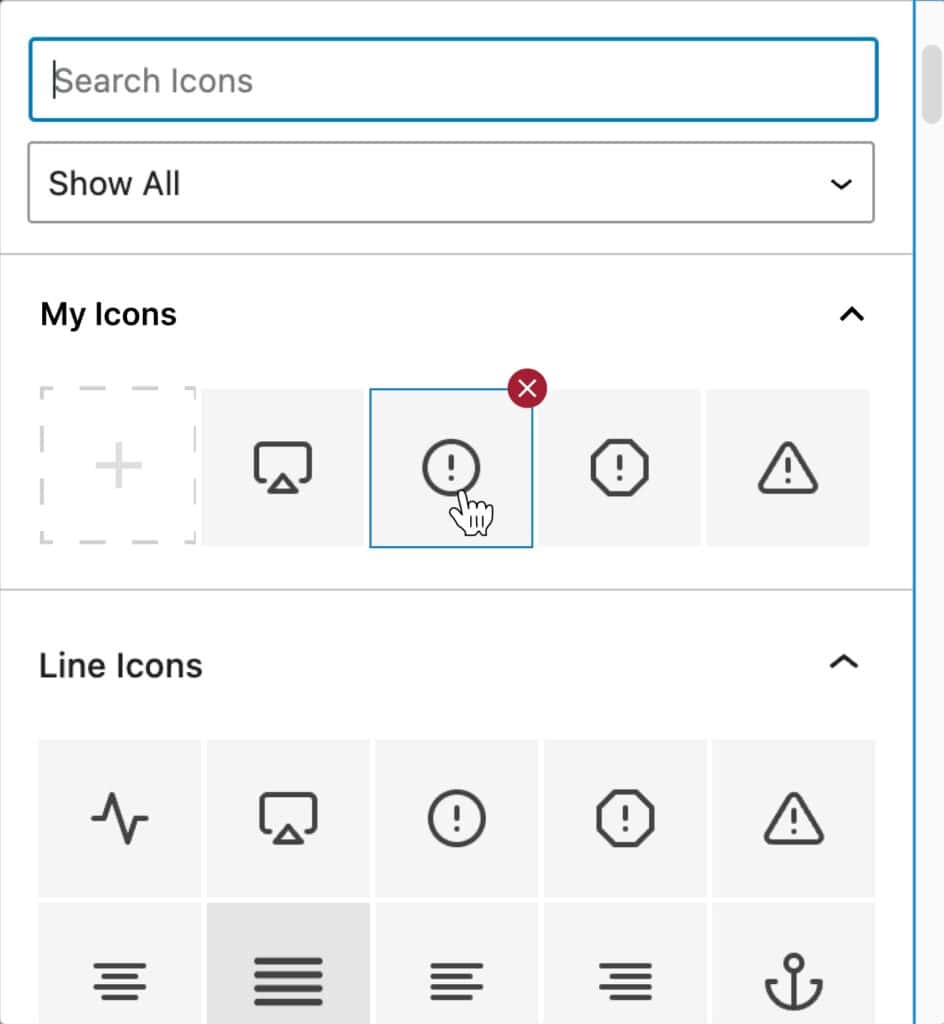 Uploading an SVG step 5