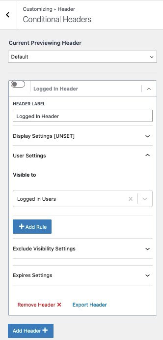 Conditional Headers