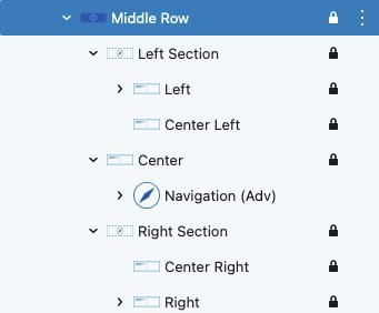 Header Row Layout Config