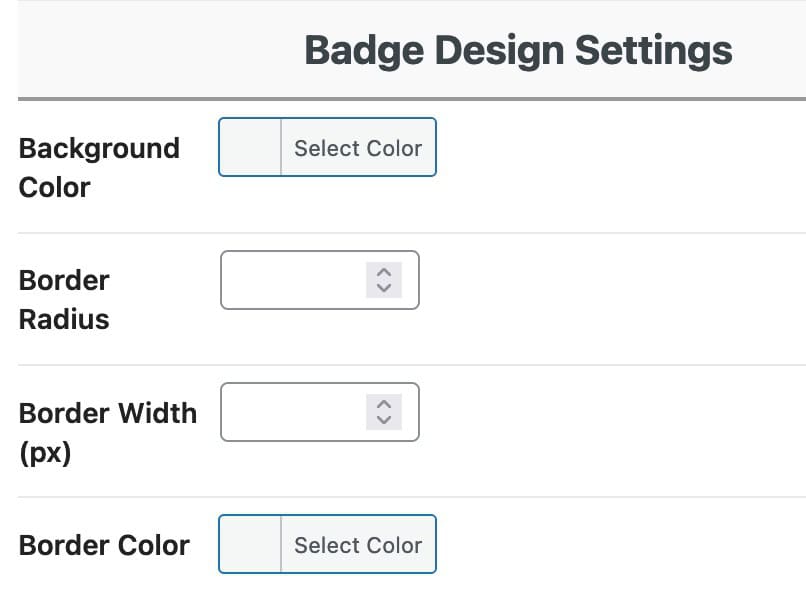 Design Settings