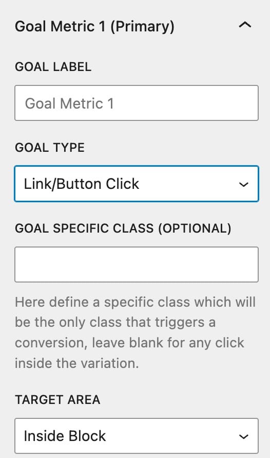 Link Button Click Metric