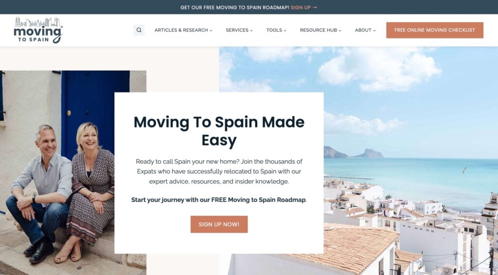 Moving to Spain home page