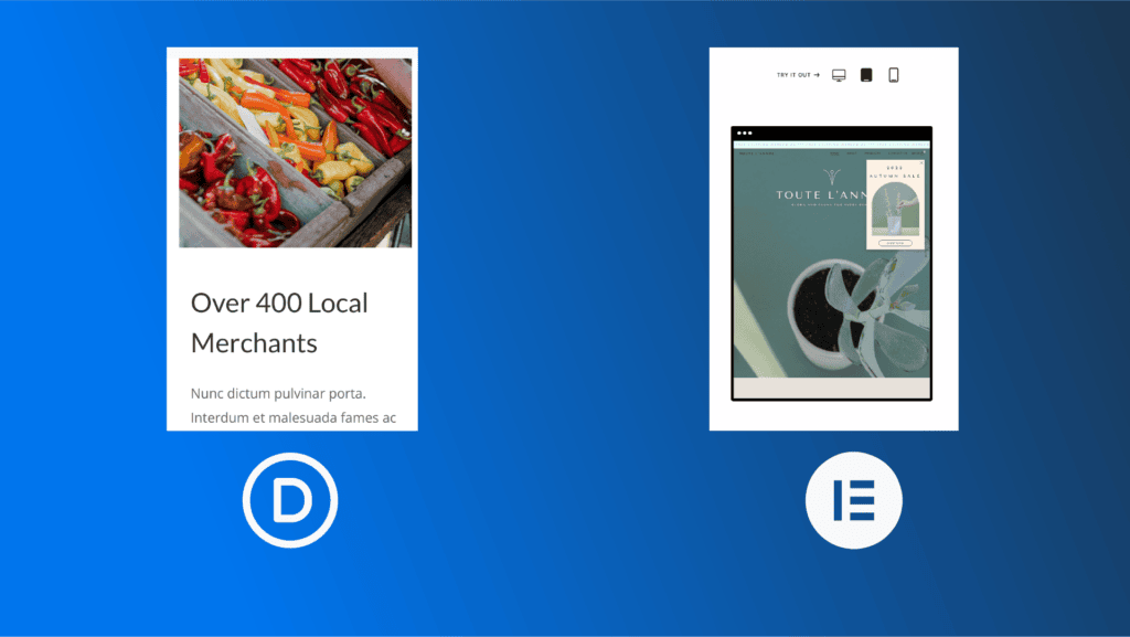 Divi vs. Elementor mobile responsiveness