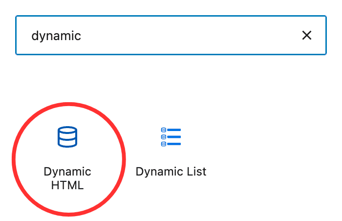 Kadence Blocks Dynamic HTML block