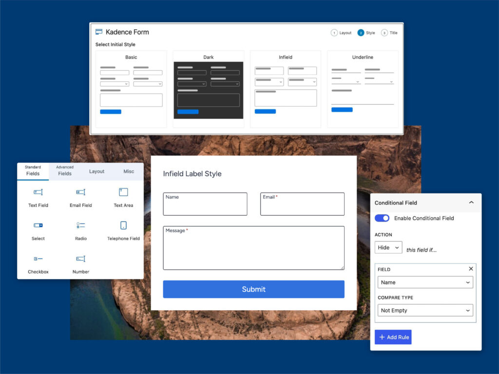 Build Powerful forms with Kadence forms